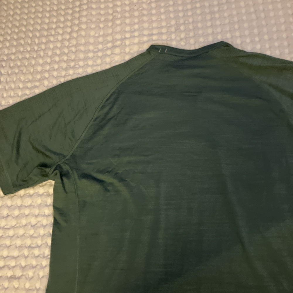 PUMA‎ Golf Green Snap Front Henley Short Sleeve Shirt Men's Sz XL - Picture 7 of 7